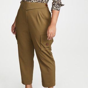 Nicholas Cargo Olive PANT Size 6 NWT